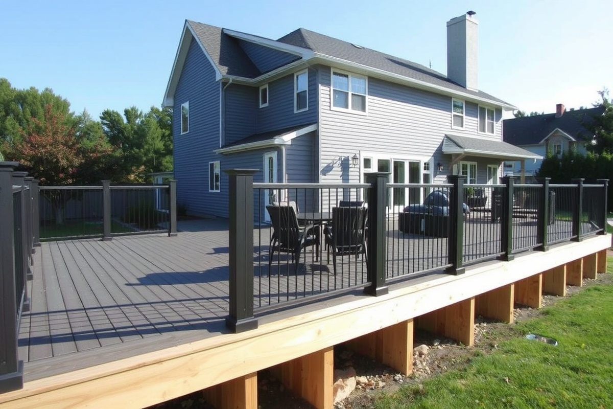 Choosing Composite Decking on Wooden Joists for Your Home