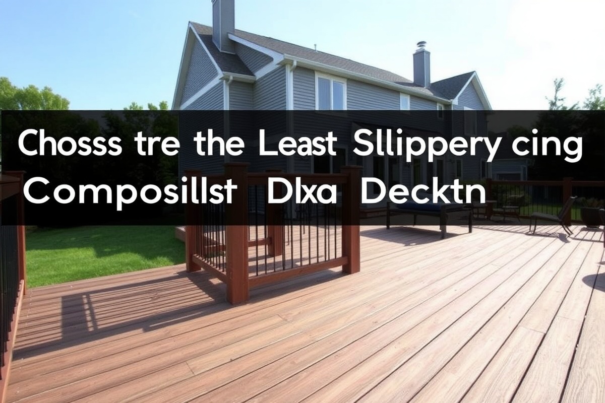 Choosing the Least Slippery Composite Decking for Your Home