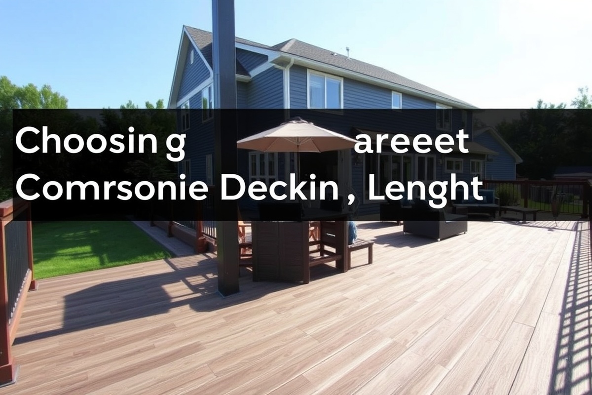 Choosing the Perfect Composite Decking Length: A Comprehensive Guide