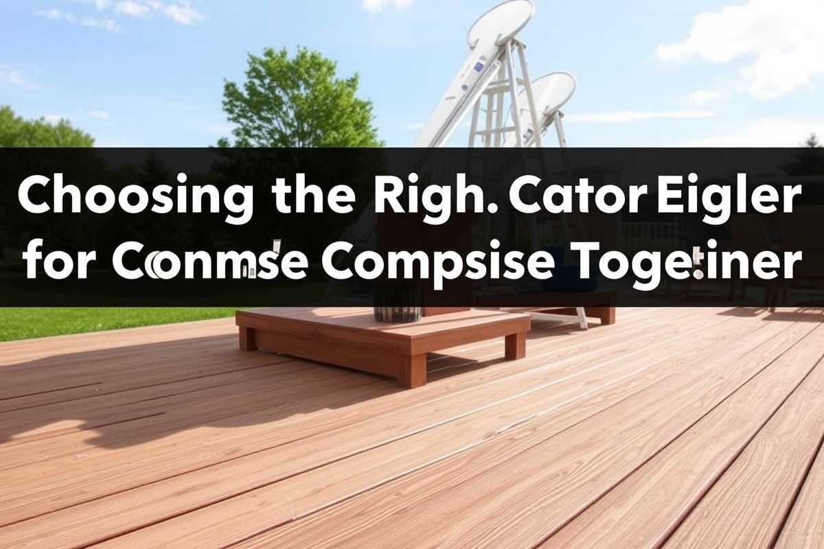 Choosing the Right Adhesive for Glue Composite Decking Together