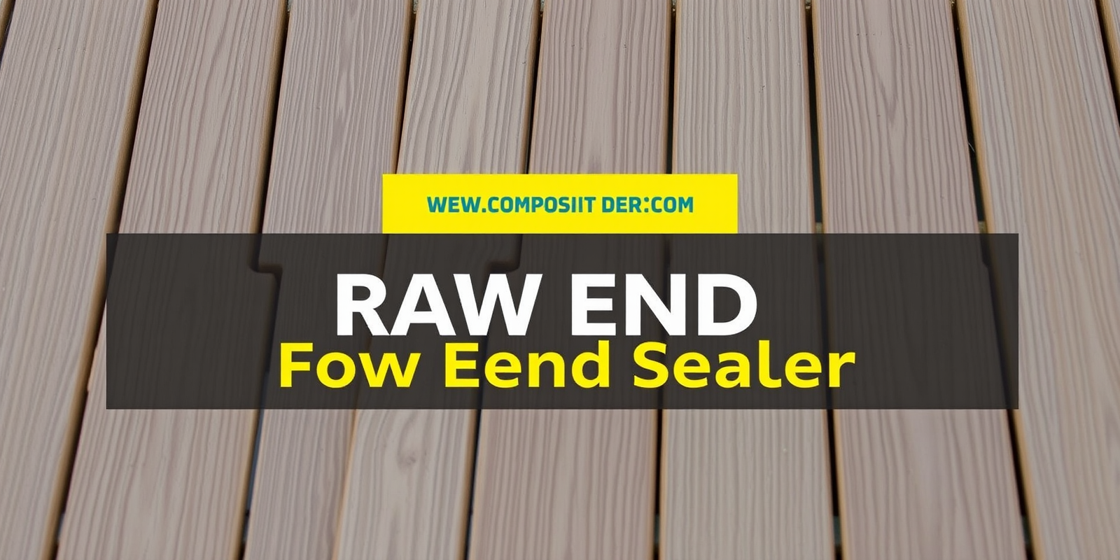 Choosing the Right Raw End Sealer for Composite Decking