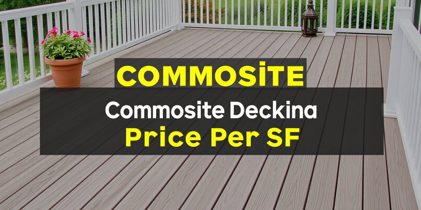 Comparative Analysis: Composite Decking Prices Per SF vs. Traditional Materials