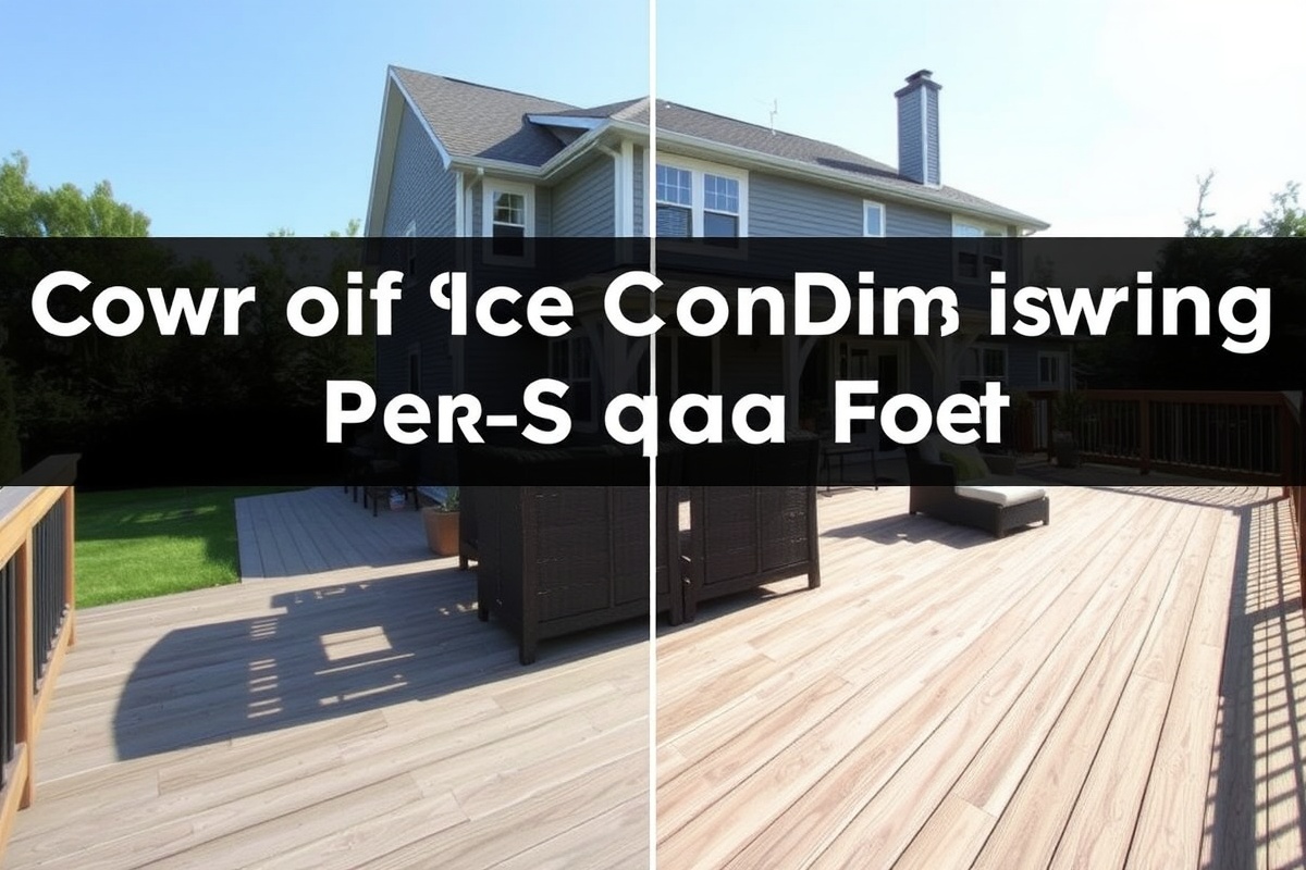 Comparative Analysis: Cost of Composite Decking per Square Foot vs. Wood