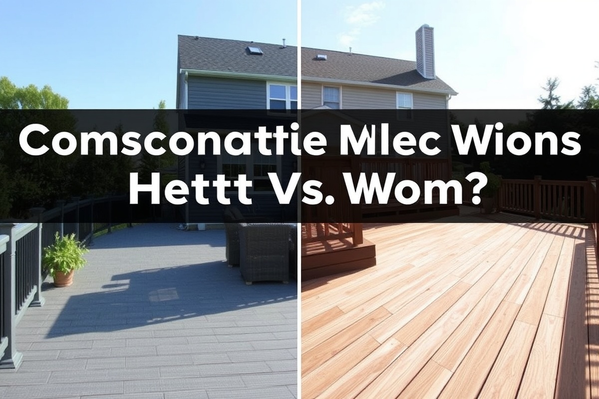 Comparative Heat Analysis: Composite Decking vs. Wood Decks