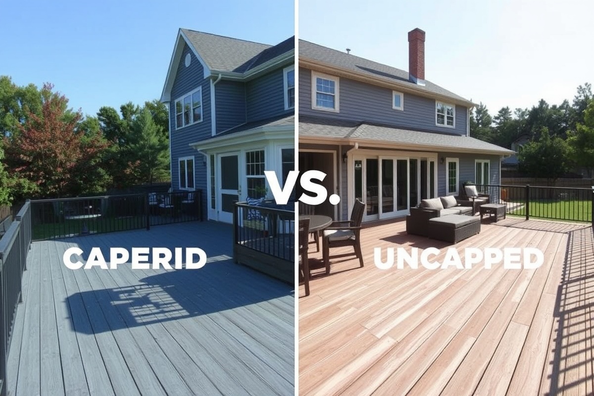 composite decking capped vs uncapped