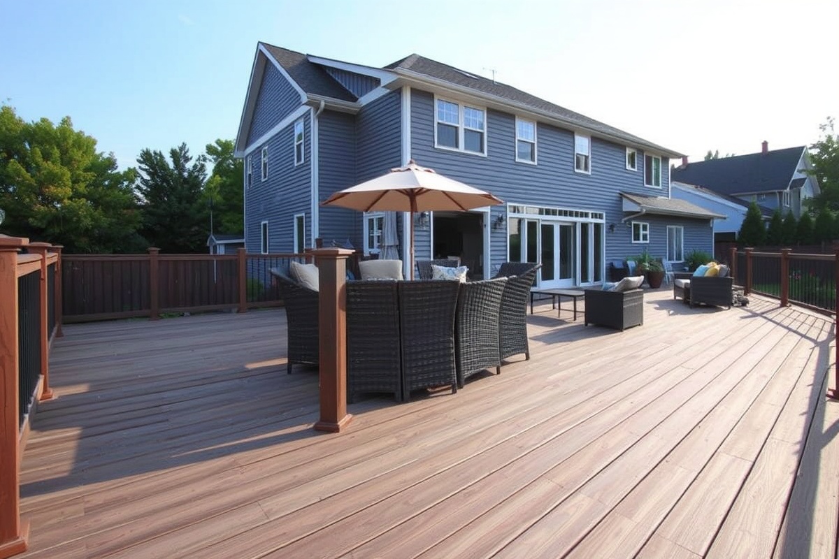 composite decking cool to touch