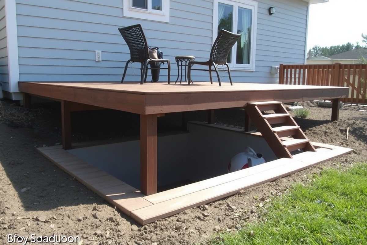 composite decking for sump box