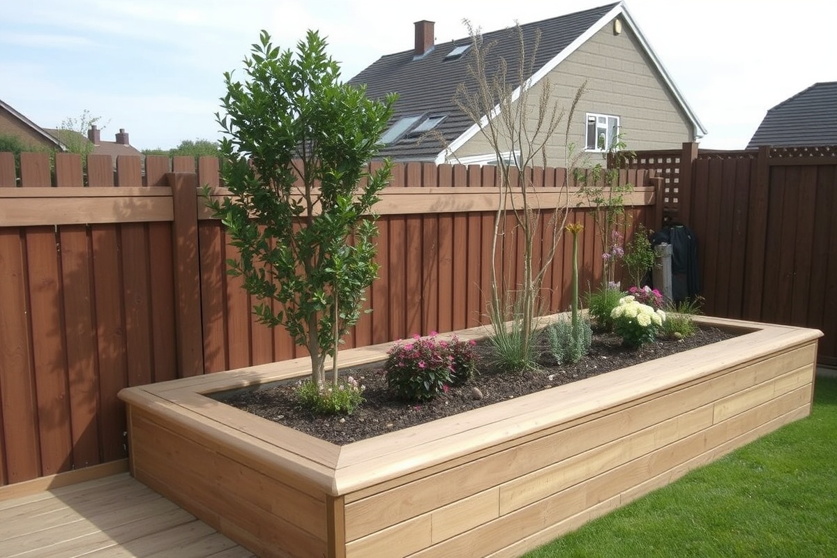 composite decking garden box