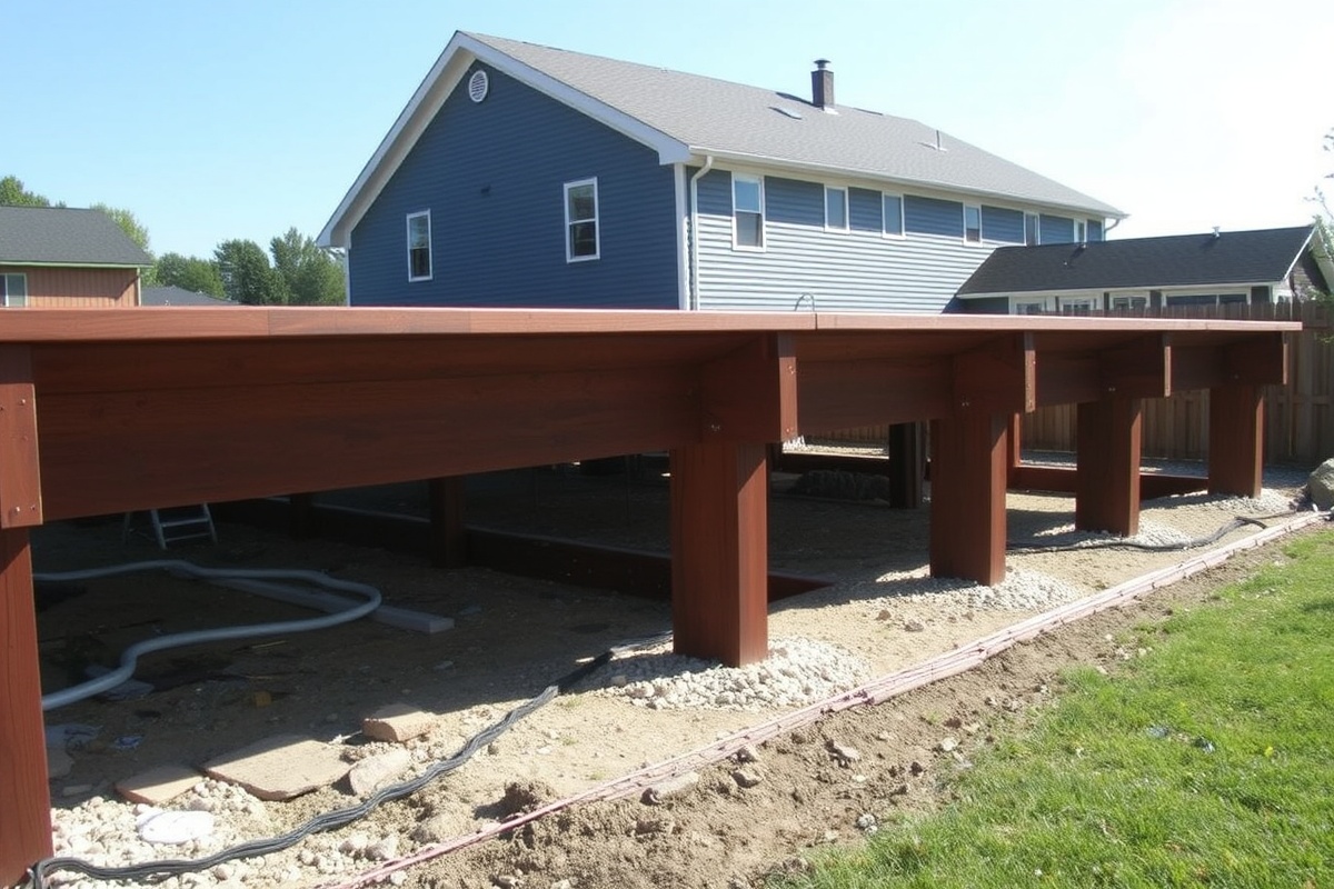 composite decking joist installation