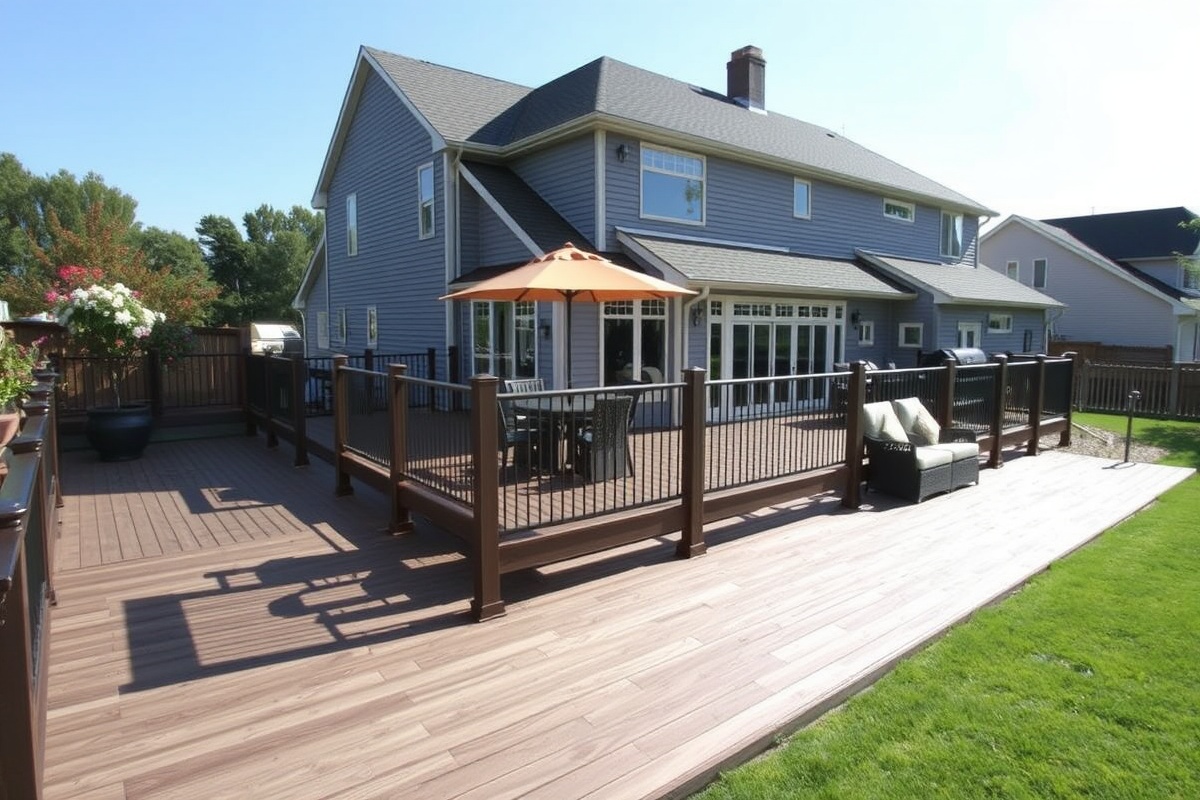 composite decking lansing