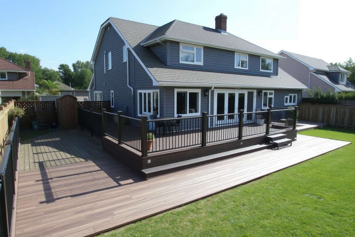 composite decking layout