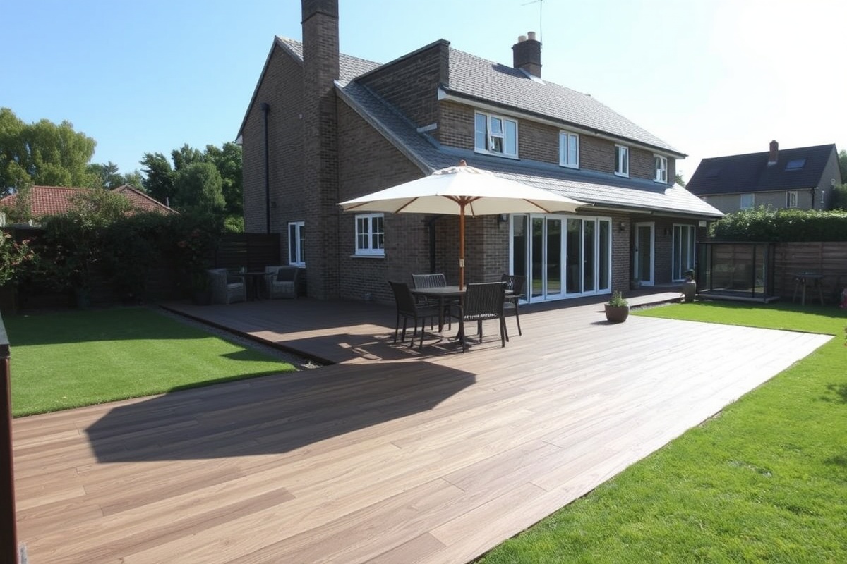 composite decking or tiles