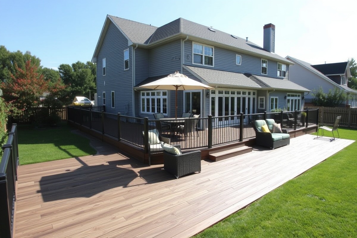 composite decking outdoor