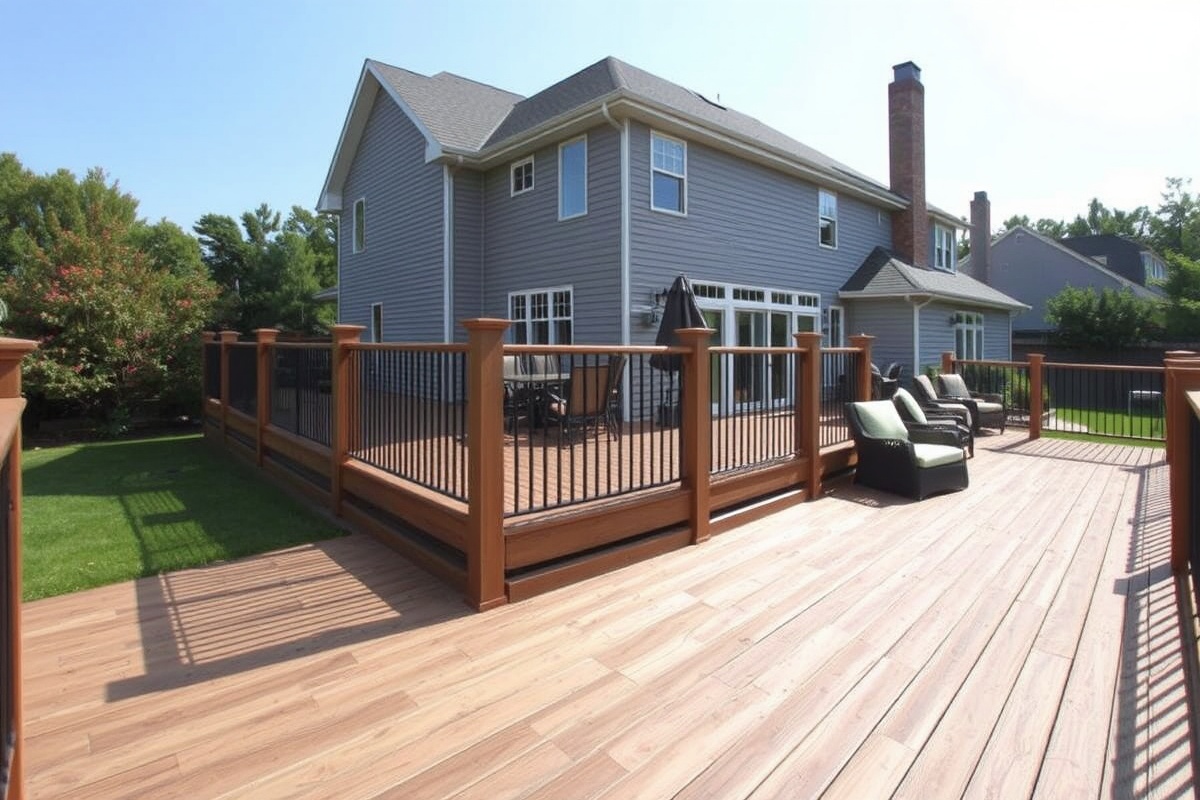 composite decking over pressure treated