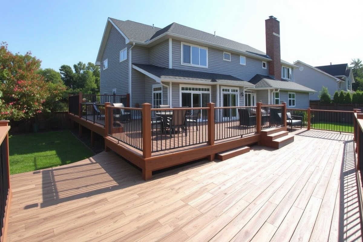 composite decking over wood deck