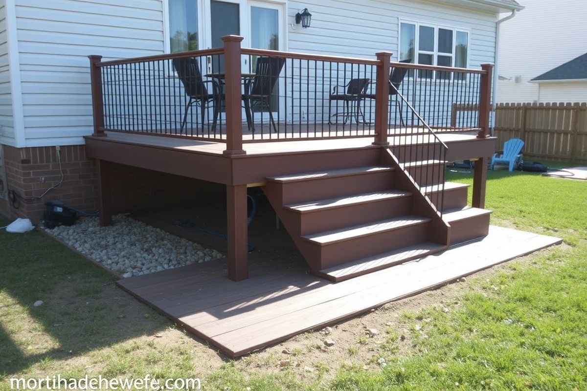 Composite Decking Over Wooden Steps: A Smart Upgrade