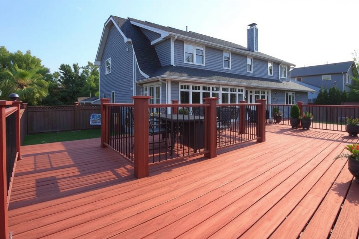 composite decking overheating