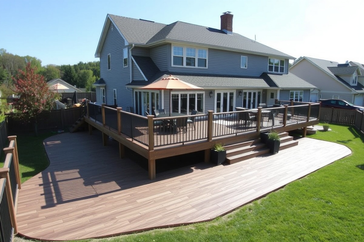 composite decking overtop origanal deck