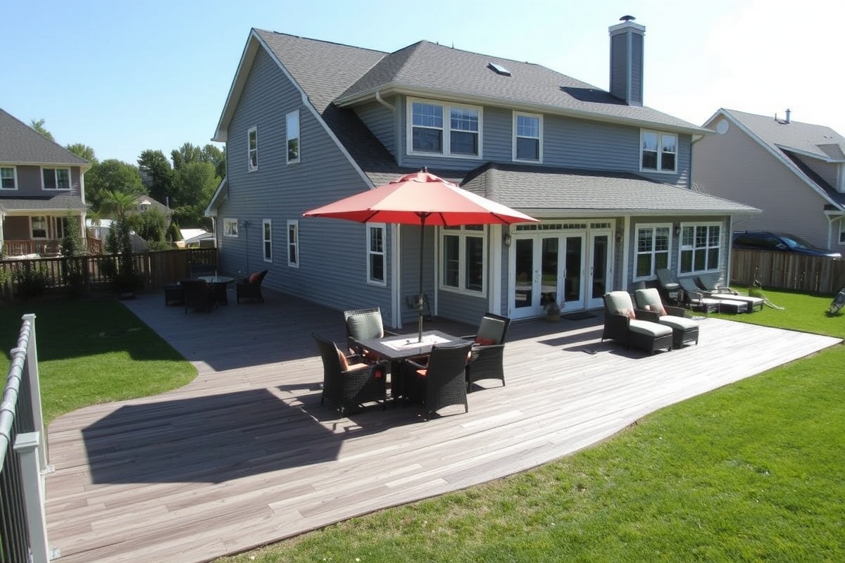 composite decking patio