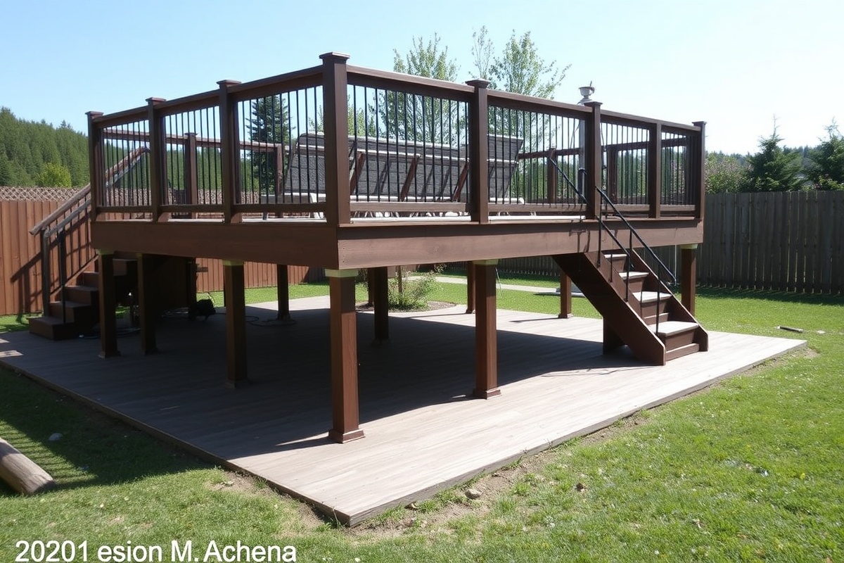 composite decking pedestal