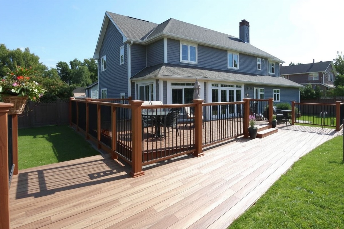 composite decking per linear ft