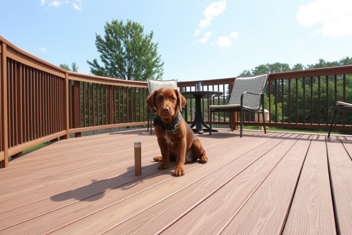 composite decking pet precautions