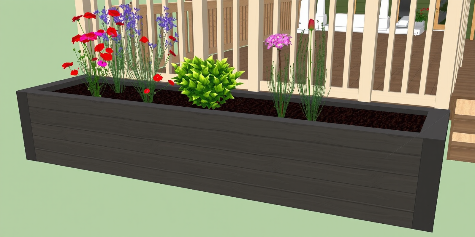 composite decking planter boxes 1 plans