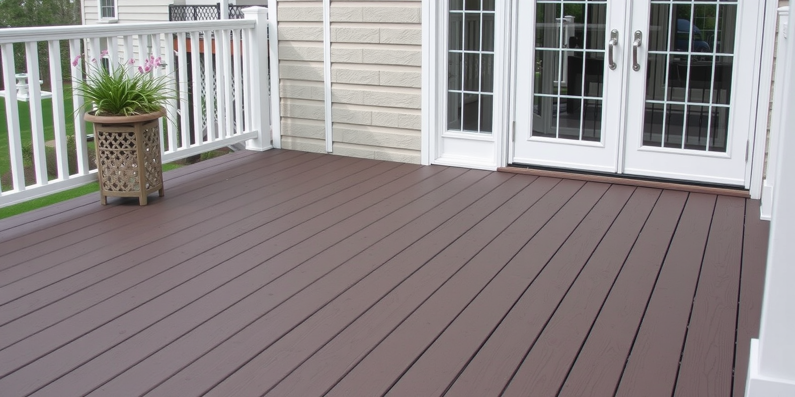 composite decking prevent getting hot