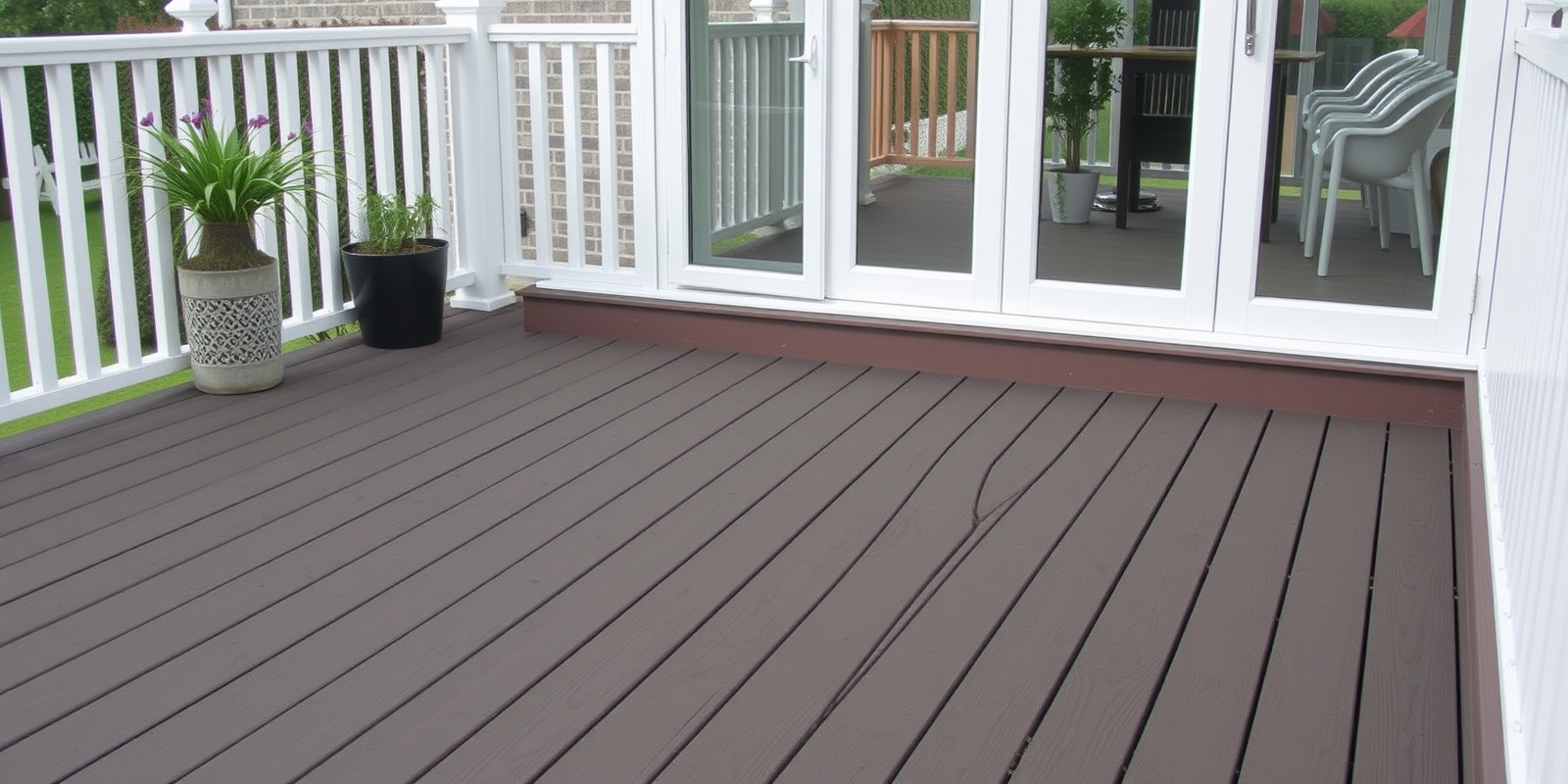 composite decking price per metre