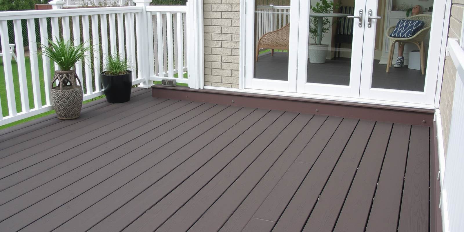 composite decking price per square metre