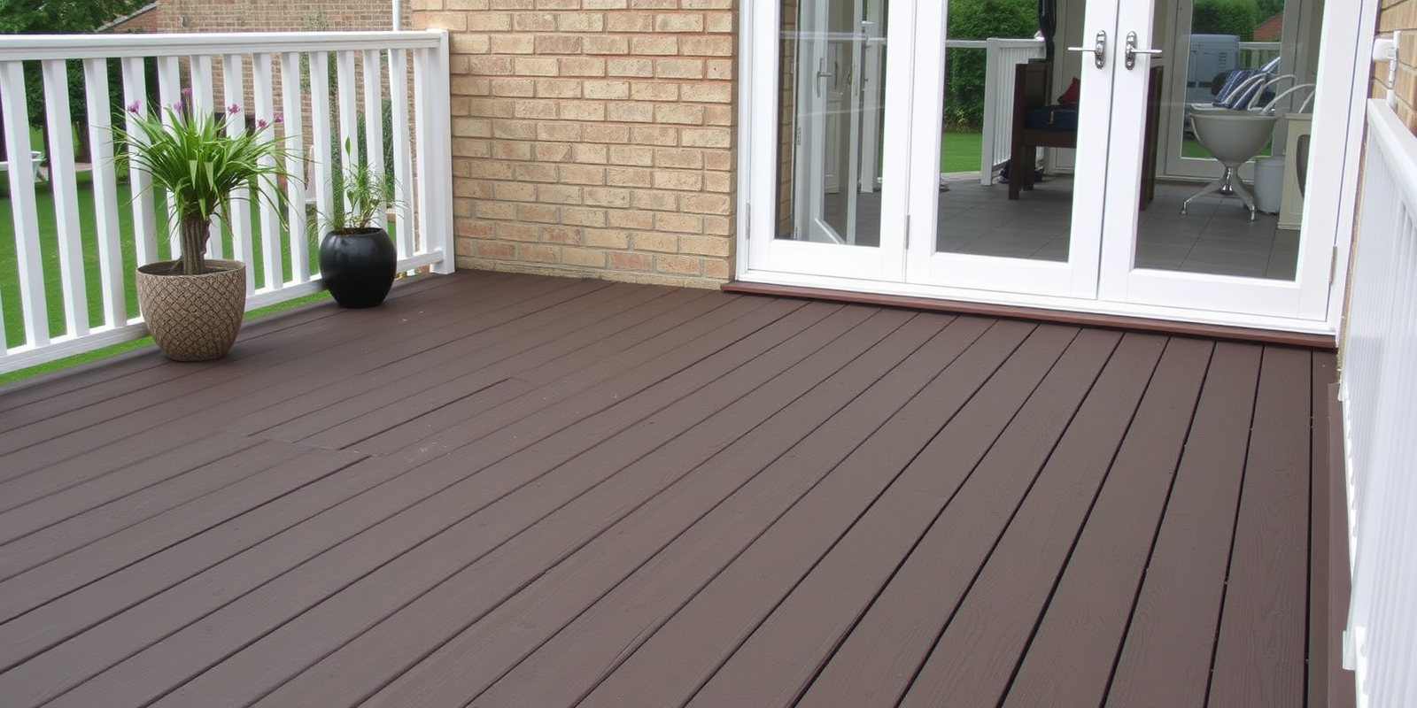 composite decking prices per m2 uk