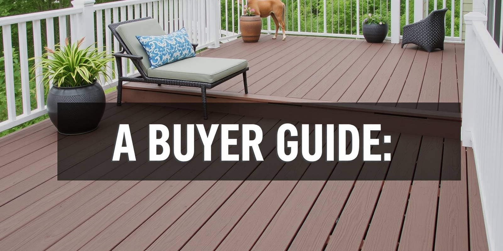 Composite Decking Products: A Buyer's Guide