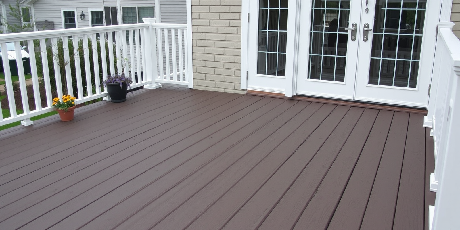 composite decking quarter round