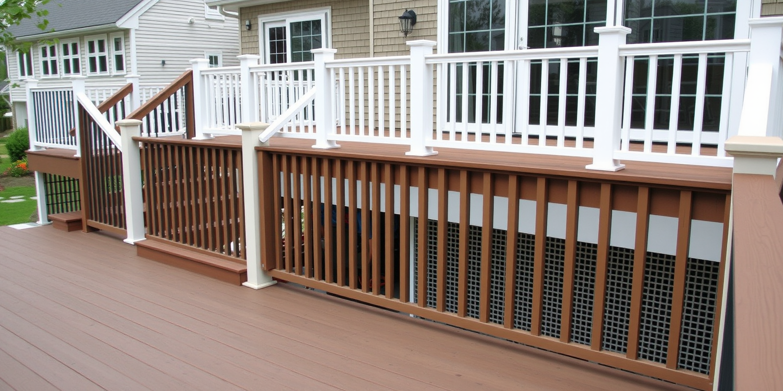 Composite Decking Railing Solutions for Long Island Properties