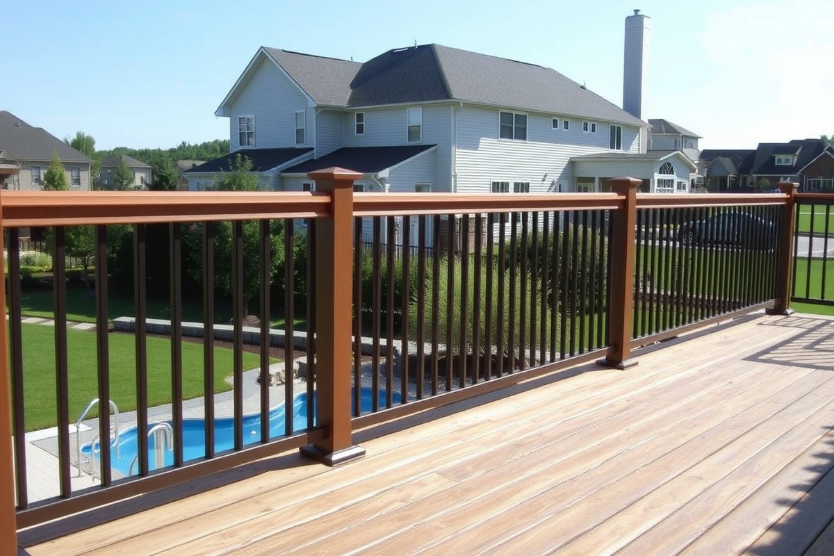 composite decking rails