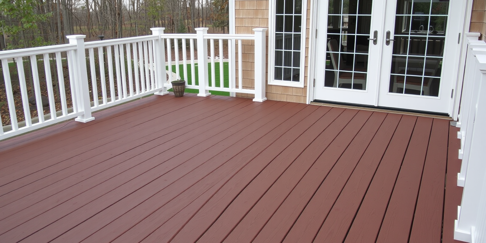 composite decking red deer