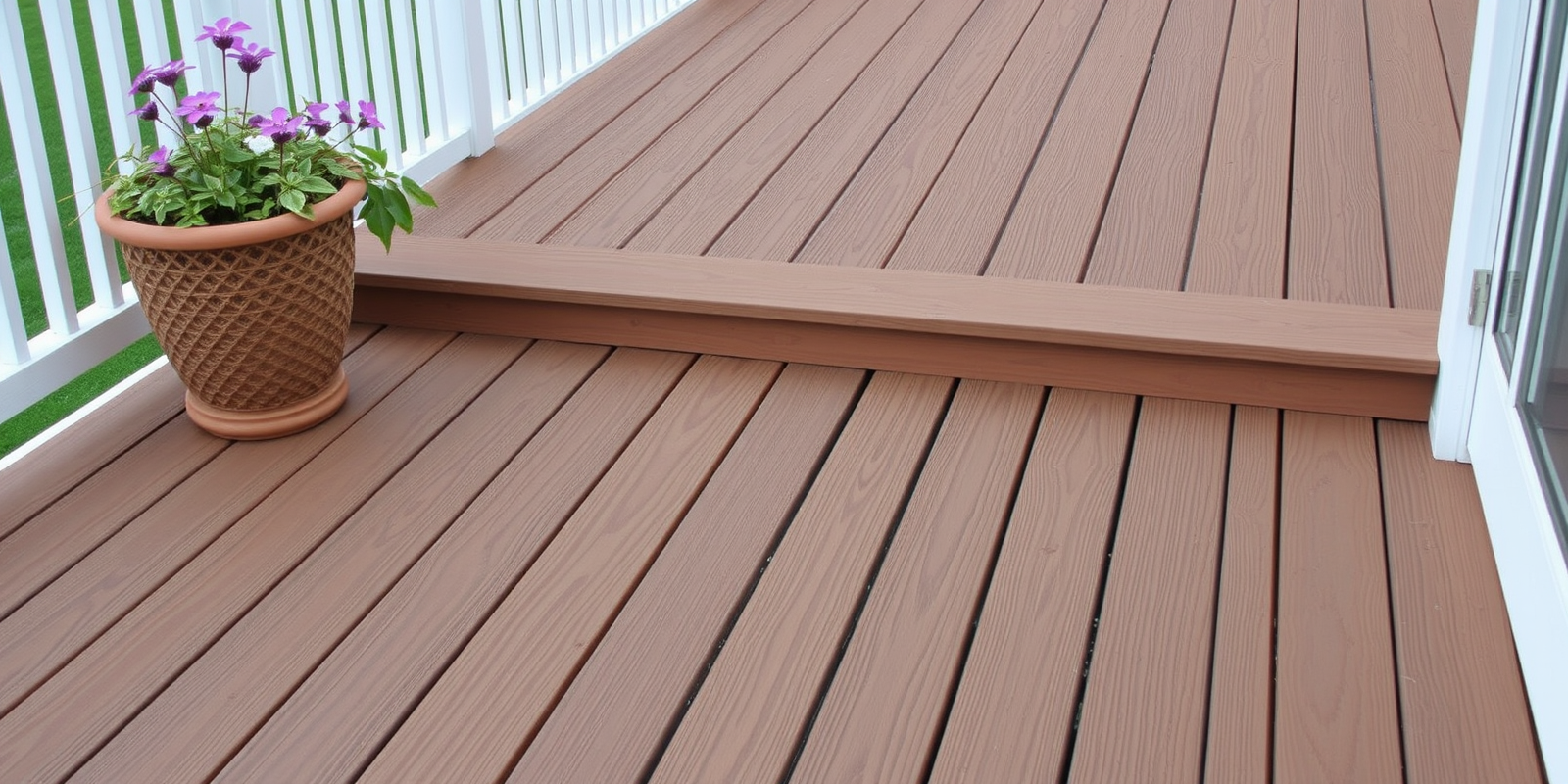 composite decking sawdust