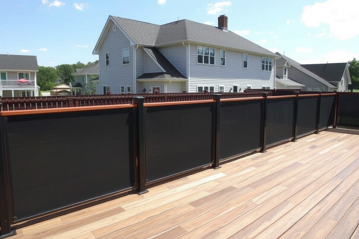 composite decking screening