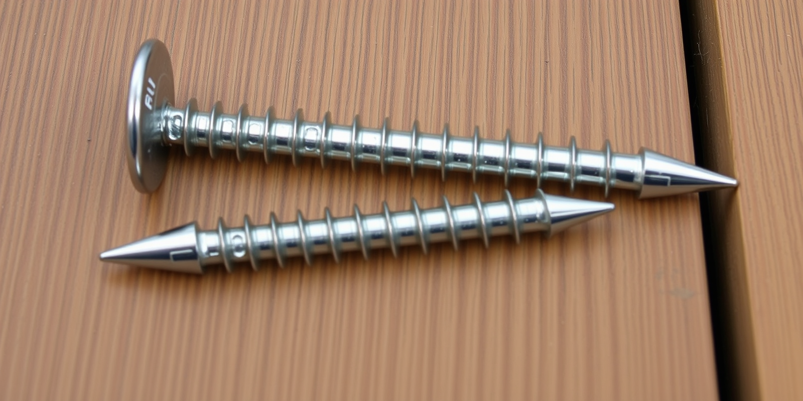 composite decking screw sizes