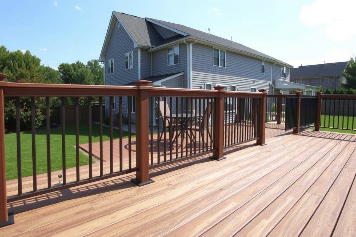 composite decking static shock