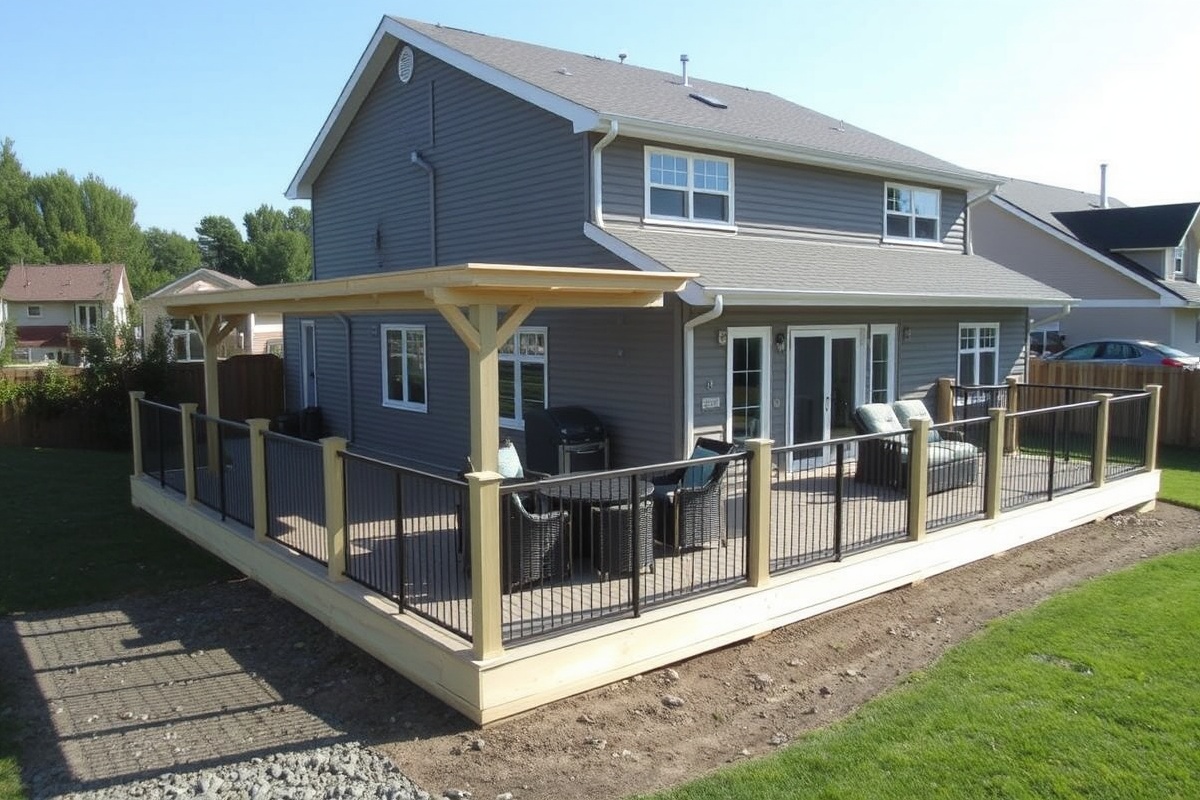 composite decking sub frame