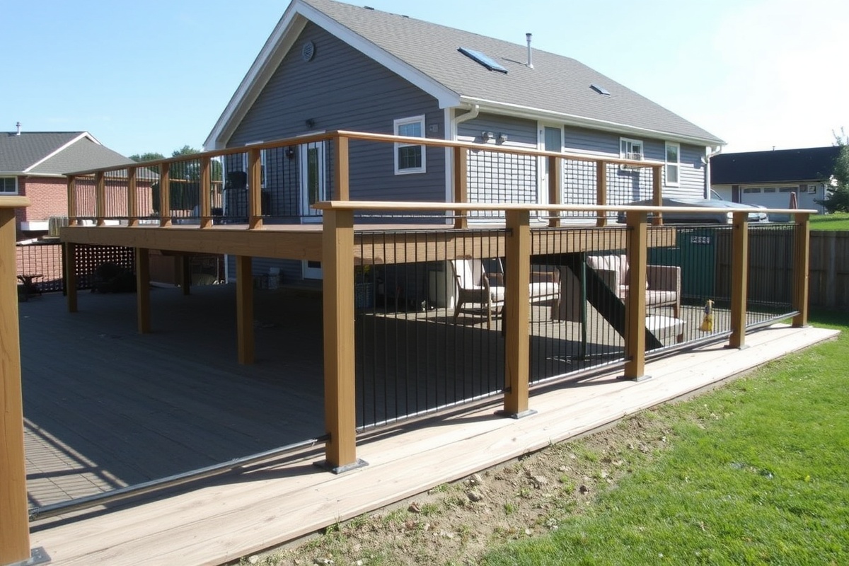 composite decking supports