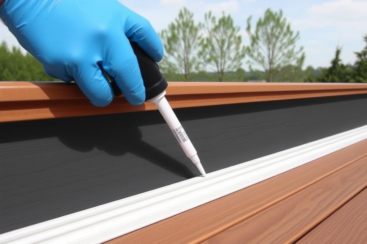 composite decking trim adhesive