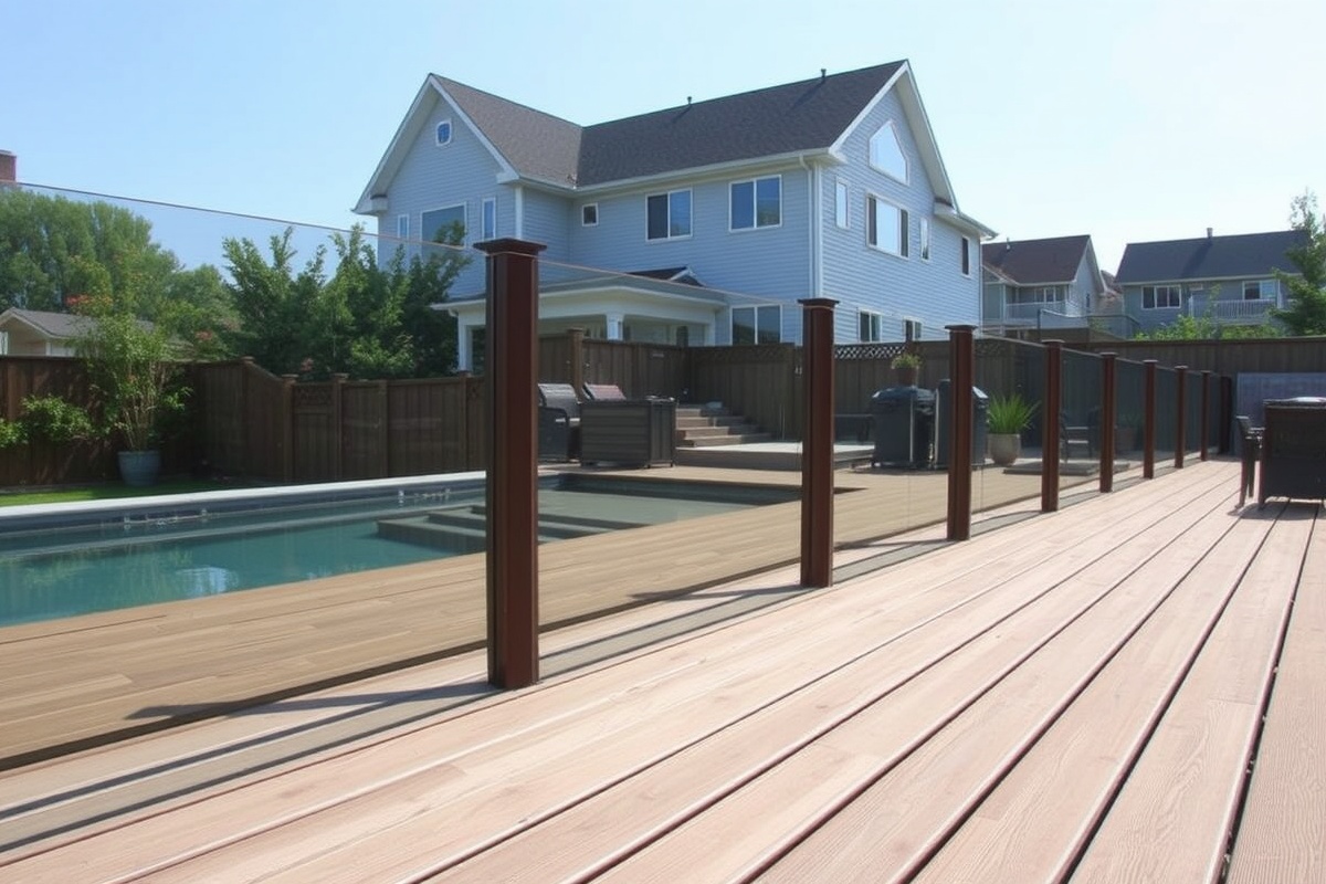 composite decking with grooves