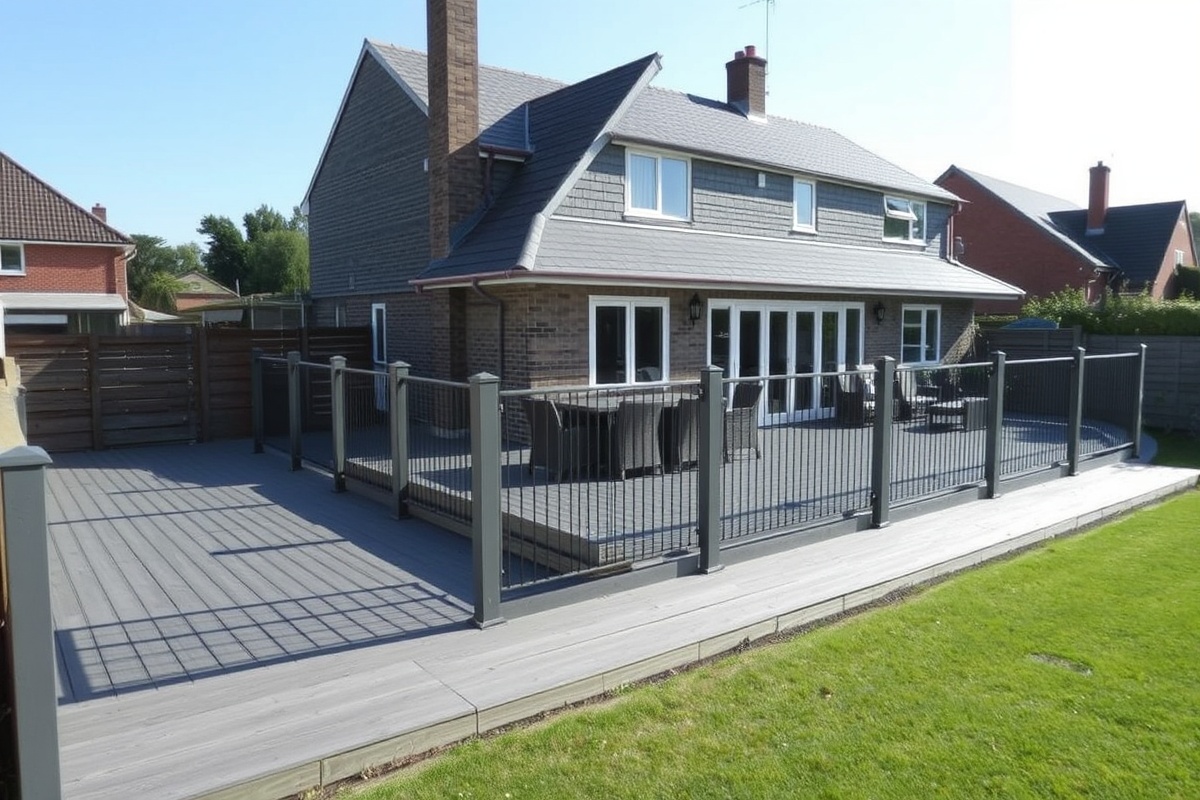 composite grey decking