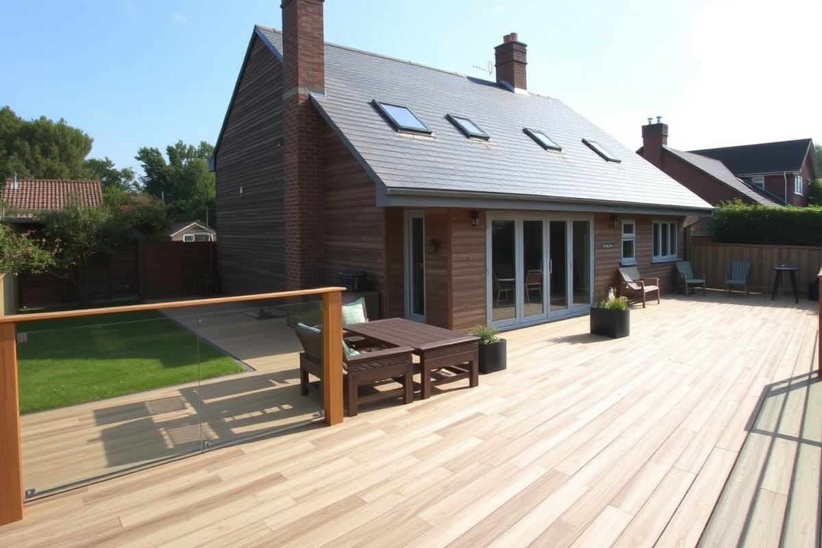 composite oak decking