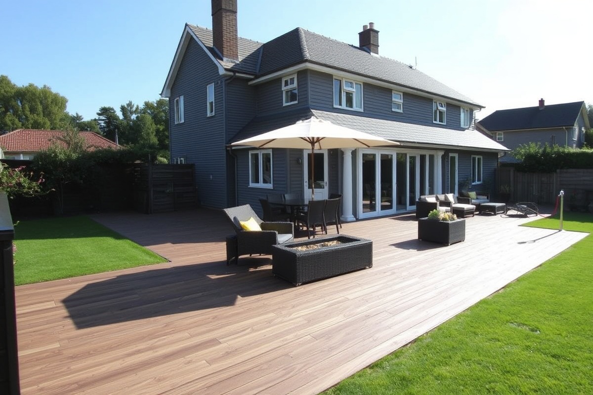 composite outdoor decking boards