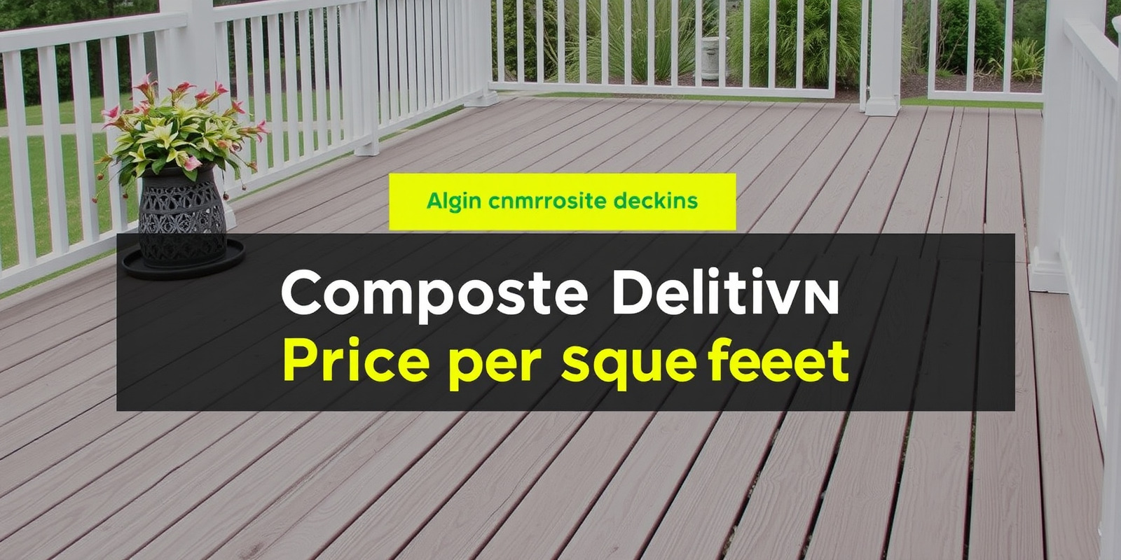 Cost Breakdown: Factors Influencing Composite Decking Price Per Square Foot