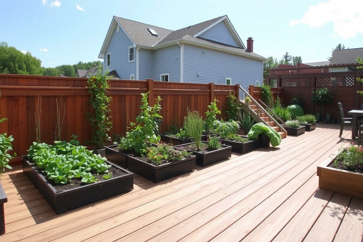 Creating a Safe and Sustainable Vegetable Garden with Composite Decking