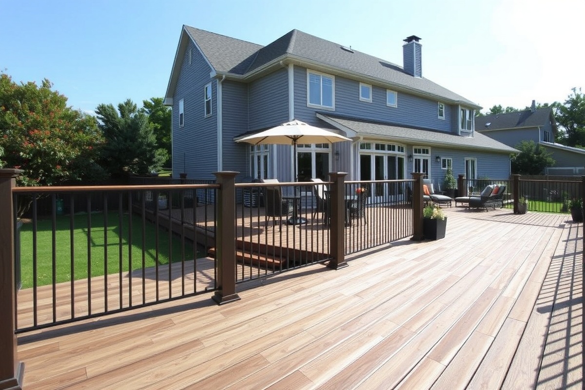 decking composite material